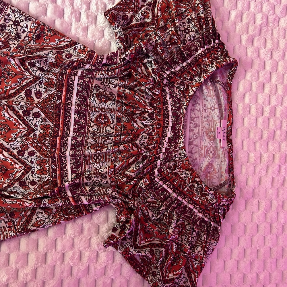 Boho dress shirt